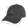 Bérets Larkspurs Dessin - Larkspur Bluebell Floral Illustration Cowboy Hat Hood Fishing Sun Hats pour femmes hommes