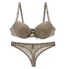 Bh Sets 2024 Sexy Gouden Kanten Beha Push Up Plus Size Lingerie Dames 34/75 36/80 38/85 40/90 42/95 BCDE Cup ondergoed Voor Vrouwen