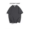 T-shirts pour hommes coton chemise d'été mode solide surdimensionné Hip Hop manches courtes décontracté Streetwear top t-shirts