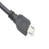 1000st/parti USB En kvinna till mikro USB 5 -stifts manlig adapter Host OTG Data Charger Cable Adapter