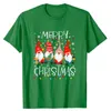 Merry Christmas Gnome Shirt Funny Family Xmas Kids_