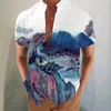 Mens t Shirts Short Sleeve Shirt Summer Casual Floral Printing Beach Holiday x 1