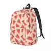 Plecak Wattermelon Cartoon Student Fruit urocze miękkie plecaki Śmieszne torby w szkole średniej Camping Designer Prochak Parcak