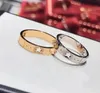 Designer Ring for women Fashion Gold Plated Silver bague Engraved Letter Pattern Womens Rings Engagement luxury Band Jewelry Party wedding lovers gift