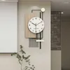 Orologi da parete Design a batteria Appesi Moderni Luce Lusso Soggiorno Vintage Reloj Pared Decorativo Decorazione della casa