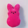 15CM Cartoon MINI 2024 Easter Bunny Peeps Plush Doll Pink Blue Yellow Purple Rabbit for Children Cute Soft Plush Toys JJ 1.4 Sell like hot cakes Selling Popular JJ 3.10