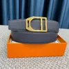 designer belt women's belt for men ceinture homme fashion golden silver H belts buckle plaid unisex genuine leather H belts