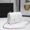 7A Designer Bag Genuine Leather cowhide Shoulder Flap Purse 18cm High Imitation Crossbody with Box