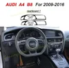 Per A4 B8 2009-2016 Interni Pannello di controllo centrale Maniglia per porta 3D 5D Adesivi in fibra di carbonio Decalcomanie Car styling Accessorie6976983
