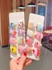 10pcs Lot mignon Baby Bandband Coiffure Unicorne Icecram Fruit Baby Hair Clips For Girls Beautiful Princess Hair Clips Gift For Girls5510473