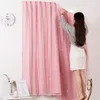 Mcao Punch Curtain Blackout Window Home Bedroom Living Room Star Decoration Accessories Shading Blind Drapes TJ1620 210903316W