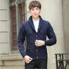 Maglioni da uomo Moda Maglione spesso da uomo Cardigan casual Lana grezza Coreano Giacca da uomo in cashmere Abbigliamento da uomo