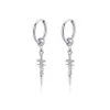 Stud Pair Fashion Sword Taper Stainless Steel Earring For Women Mens Classic Punk Design Ear Jewelry GiftsStud261Q