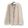 Fox Fashion Coat Haining 2023 Autumn/Winter New Winter Furt średniej długości 174984