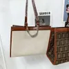 Fabrik Großhandel Mode Damen Taschen Echtes Leder Ff Fen Sunshine Tote Handtasche für Damen Einkaufstasche Umhängetasche
