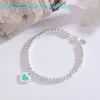 2024 Designer Luxury Brand Jewelry Chain Bangle Bracelet Bracelet Boutique Day Gift Love Heart Dropping Glue Enamel Set Ear Stud Ring