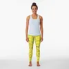 Active Pants Yellow Bricks Leggings Gym Womans Push Up Fitness Womens