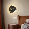 Vägglampa vardagsrum bakgrund roterbar sovrum sovrum modern minimalistisk trapphus veranda LED -lampor