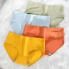 Women's Panties Lingerie Mid-rise Large Size Breathable Intimate Underwear Sports Comfortable Soft Solid Color Briefs Female