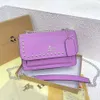 Factory Wholesale and Retail New Handbag New High Quality Fashion Single Shoulder Diagonal Straddle Bag Chain Rivet Appearance Womens Underarm Small Square