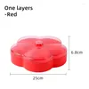 Plates Design Pretty Flower Shape Living Room Plastic Empty Candy Tray Storage Boxes For Sale