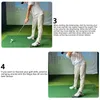 Golf Swing Training Aid Pedal Tragbare bewegliche Golf Swing Bein Schwerkraft Pedal Golf Swing Haltung Korrektur Trainer Golf Liefert 240227