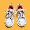 양말 2024 유명한 브랜드 캐주얼 신발 디자이너 남성 여성 트랙 3 3.0 플랫폼 운동화 빈티지 트랙 러너 Tess.s. 고마 가죽 트레이너 Y013