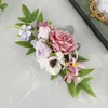 PEW – fleurs décoratives artificielles, pour allée de mariage, dossier de chaise, décoration élégante