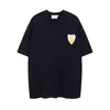 Small Crowd Beautiful Trend Rhude Shield Printed Hip Hop Men and Women Lovers Casual Round Neck Short Sleeve T-shirt