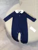 100% katoenen kinderontwerper Romper Baby Boy Girl Tops Kwaliteit Lange mouw kleding 1-2 jaar oud Pasgeboren Spring herfst Rapel Jumpsuits Children's Clothing