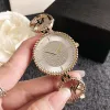 MKK Darmowa wysyłka 2024 Moda pełna marka zegarków na nadgarstek Kobiet dziewczyny kryształowy bransoletka stalowy metalowy zespół kwarcowy luksusowy zegar M172