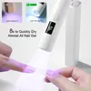 Sèche-ongles Portable Mini lampe à LED Rechargeable UV pour ongles Gel sec sans fil résine durcissement lumière sèche