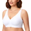 Soutien-gorge sans couture pour femmes, grande taille, soutien sans fil, confort, sans rembourrage, fil lisse, Lingerie B C D DD E F G