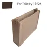 For Toiletry Pouch 19 26 Bag Purse Insert Organizer Makeup Handbag Travel Inner Cosmetic Base Shaper Bags & Cases270O