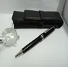 Luxury High quality 145 Ballpoint Pen Classique Platinum Line LeGrand black body silver clip inlay serial number8752433