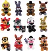 Party Favor Game Five Nights at Freddy039S fNAf Plush Toys Schleńka lalka miękkie zwierzę Freddy Bear Foxy Springtrap Plushie Rysunek 9856064