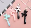 Cartoon Balloon Dog Keychain Jewelry Colorful PVC Soft Rubber Keychains For Women Key Chain Men Car KeyRing Bag5898627