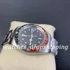 SNF Vintage Mens Watch 38mm Cal 2836 Automatisk Bezel Black Stick Dial Gmt Watertproof OysterSteel Rostfritt stålarmband Super Edition Arvur