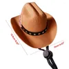 Ropa para perros Sombrero para mascotas Traje Cowboy Props Headwear Star Charm Kitten Sun Cap Y9RE