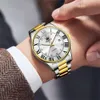 Olevs 2911 OEM Custom Watch Fashion Classic Business Herren-Armbanduhr, Edelstahl, wasserdicht, Quarzuhr für Herren