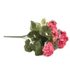 Dekorativa blommor trädgård hem fest butik bröllop växt konstgjord blomma vacker elegans ersättning livligt 1 grupp 36 cm