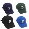 Ball Caps Doit 2024 Child Baseball Cap for Girl Boy Hats Summer Suncreen Baby Hip Hip Solid P D R Letter Kid 2 do 7 lat