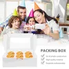 Take Out Container 20 Stück Party Kuchen Box Dessert Container Verpackung Bäckerei Lebensmittel Kartons Neto