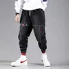 Mode Streetwear Hip Hop Cargo Broek Heren Jeans Elastische Harun Joggers In Herfst en Lente Mannen Kleding 240304