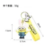 2024 Despicable Me Minions Anime Peripheral Keychain Car Decoration Pendant Boys and Girls Gift Teenagers and Children's Favorite the twelve Chinese zodiac signs