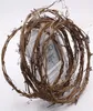 19cm Realistic Garland Green Leaf Iron Wire Artificial Flower Vine Rattan Wedding Decoration Foliage Wreath Flower3805059