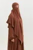 2024 Kvinnors halsduk med Jersey underscarf cap Islam Inner Caps Huvudduk Stretch Hijabs täcker headwrap turbante Long Solid 240301