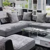 Gri kanepe havlu dört mevsim kanepe kapak önleyici karşı deri Avrupa tarzı peluş havlu kanepe kapak modern slipcover özel olabilir 201221277u