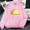 Women's Hoodies Slices Of Garlic Bread Men/Women Sweatshirt Y2K Top Long Sleeve Pullover Graphic Clothes Kawaii Oversized Hoody