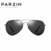 PARZIN Polarized Men Sunglasses Brand Design Alloy Frame Pilot Sun Glasses For Male Driver Driving Glasses UV400 6635 240228